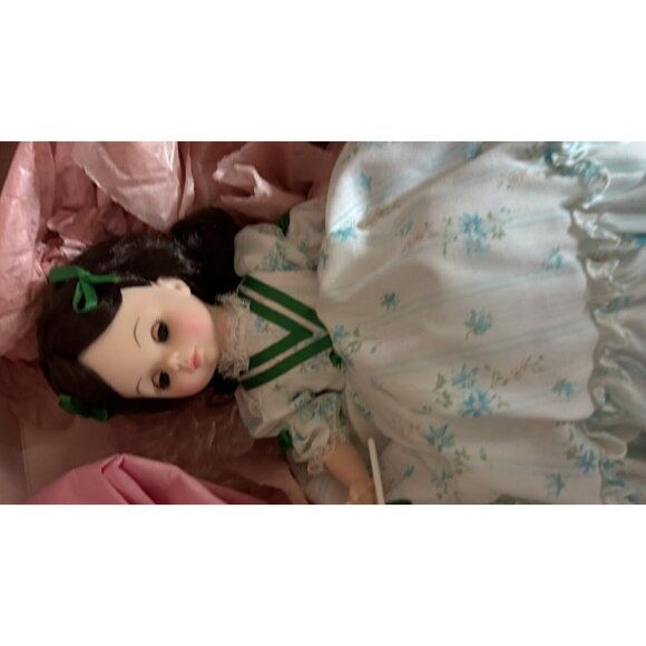 14" Scarlett  O’Hara -  #1591 by Madame Alexander - 1987 Lg Nib Doll Never Used - Picture 2 of 7